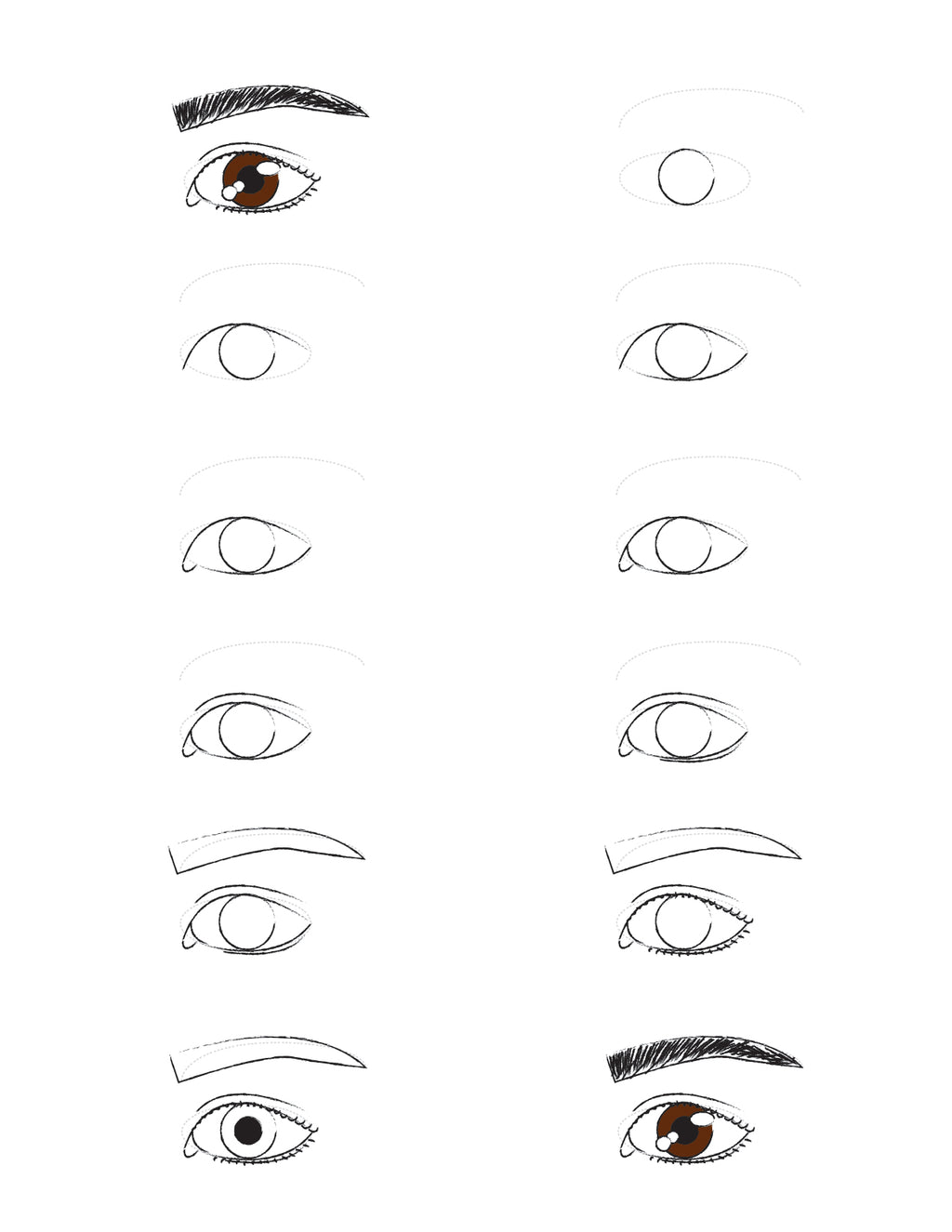 How to draw an eye. Guide.