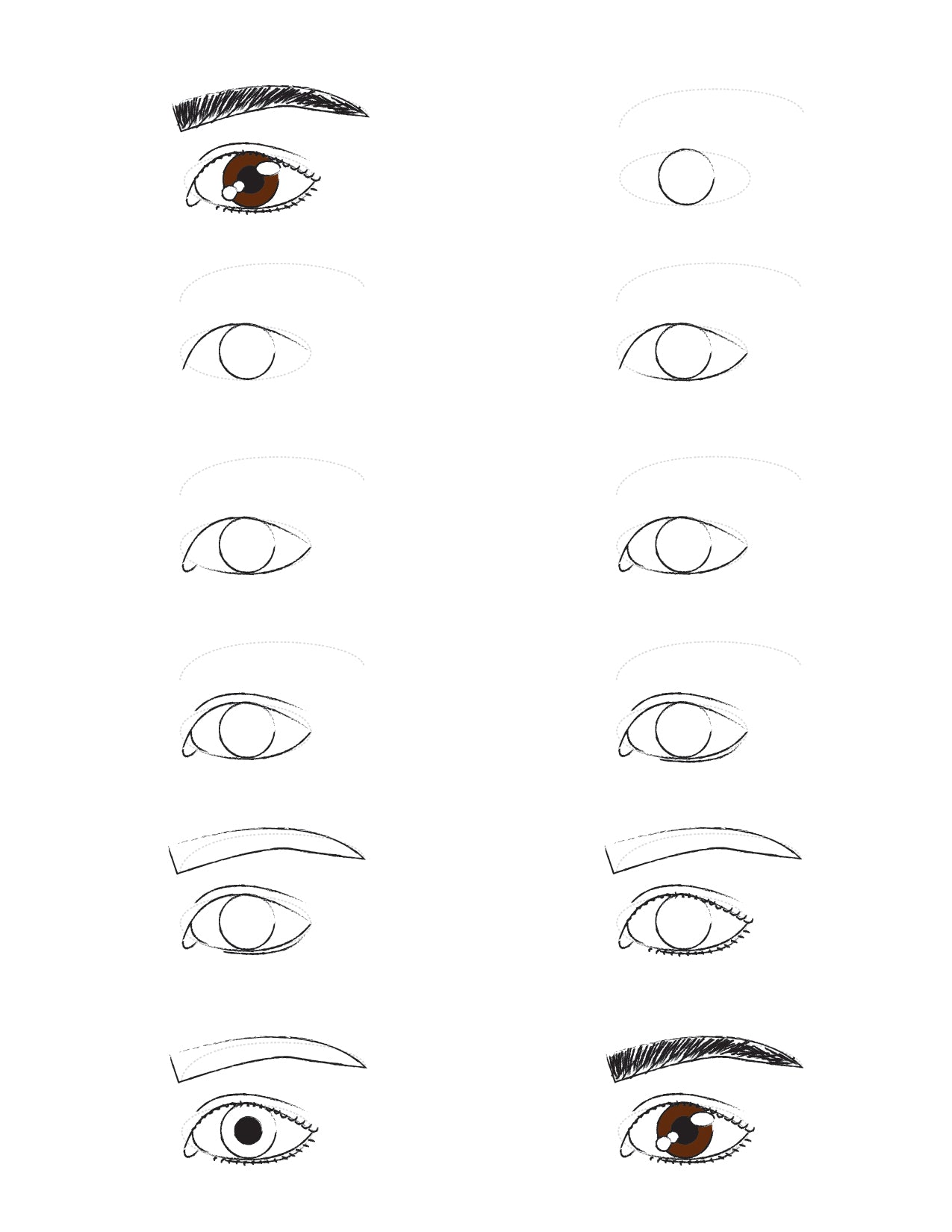 How to draw an eye. Guide. – libertypierson.com